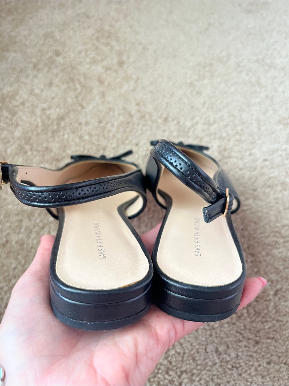 Saks Fifth Avenue Sarena Slingbacks - Picture 5 of 10